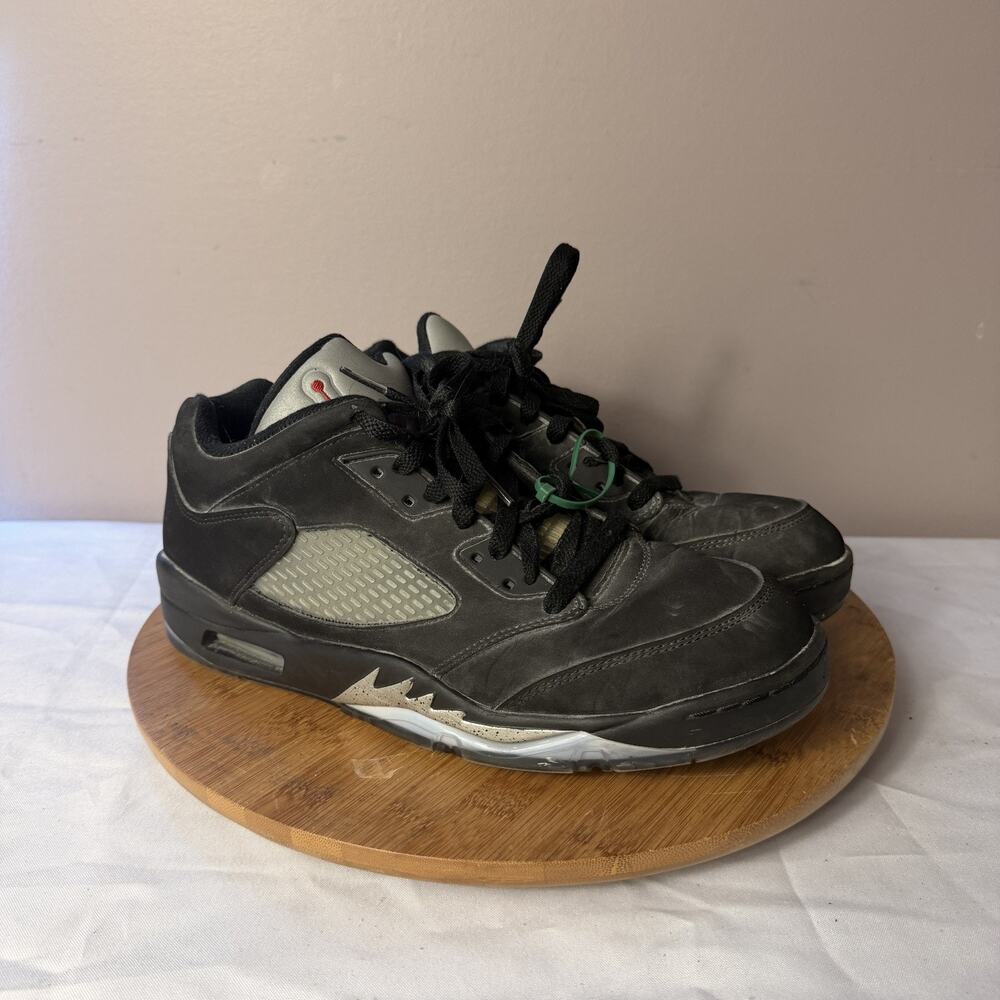 Nike Air Jordan 5 Golf Low Mens Size U.S 10 Black Metallic CU4523-003 No Spikes